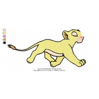 Lion Kid Embroidery Animal_09